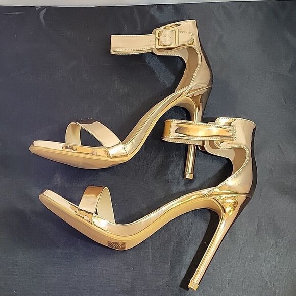 BRAND NEW MELLY ZOANNA ADJUSTABLE BUCKLE ANKLE STRAP ONE BAND STRAP SANDAL - Picture 11 of 16